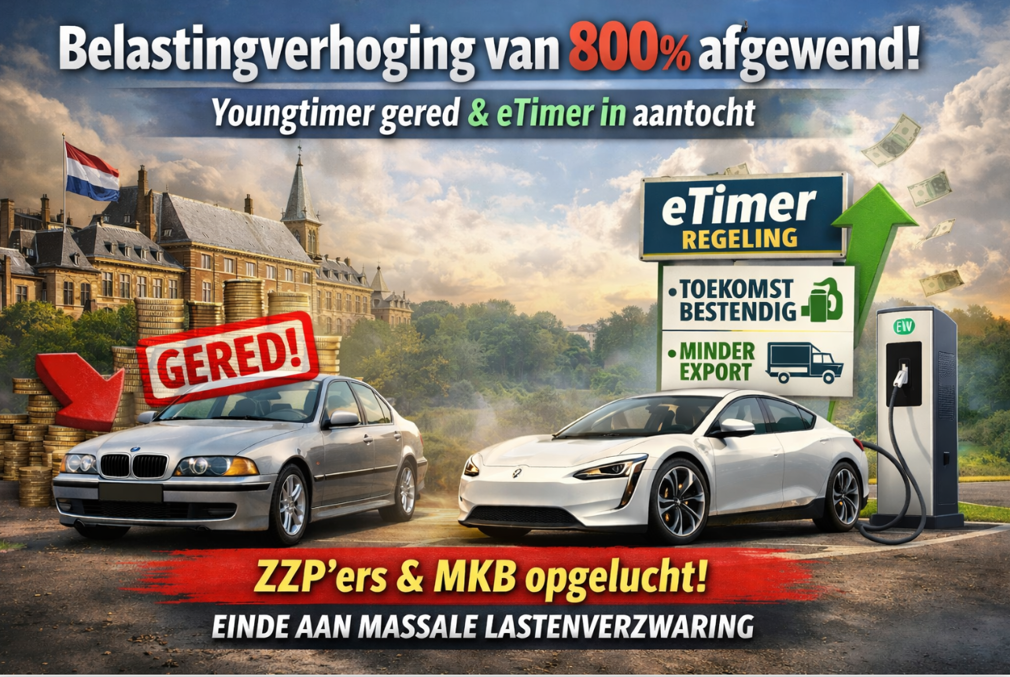 Youngtimerregeling gered, eTimer in aantocht: belastingverhoging van 800% afgewend