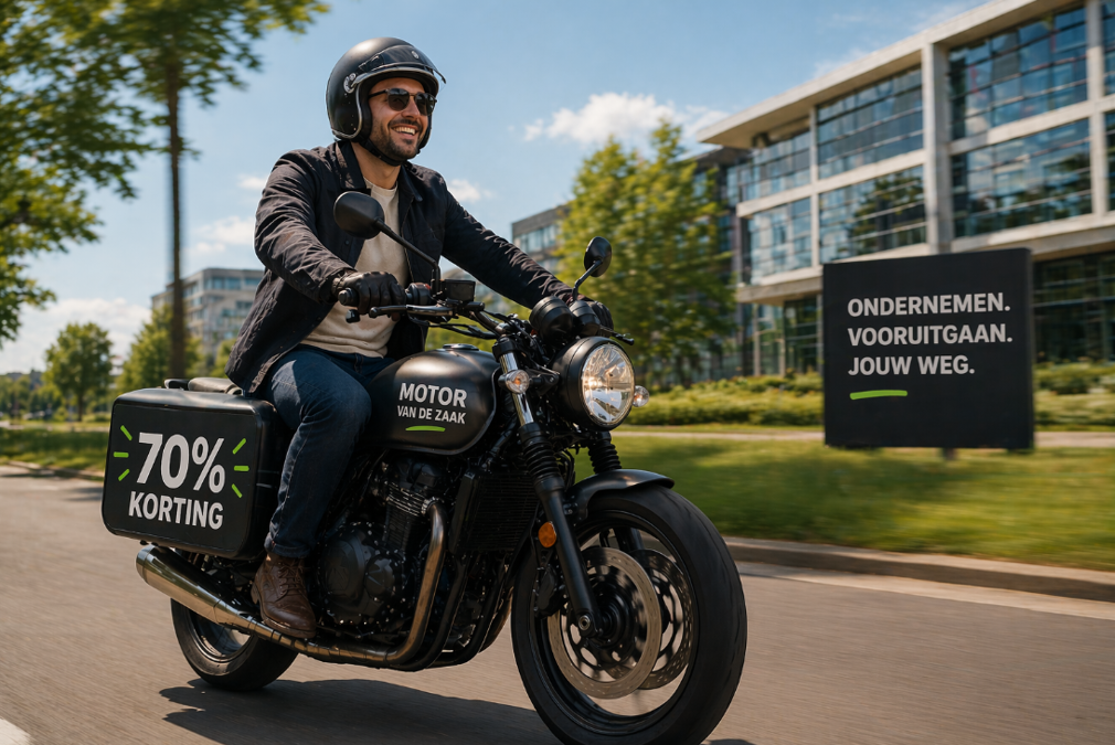 Bereken wat een motor van de zaak jou kost als zzp'er